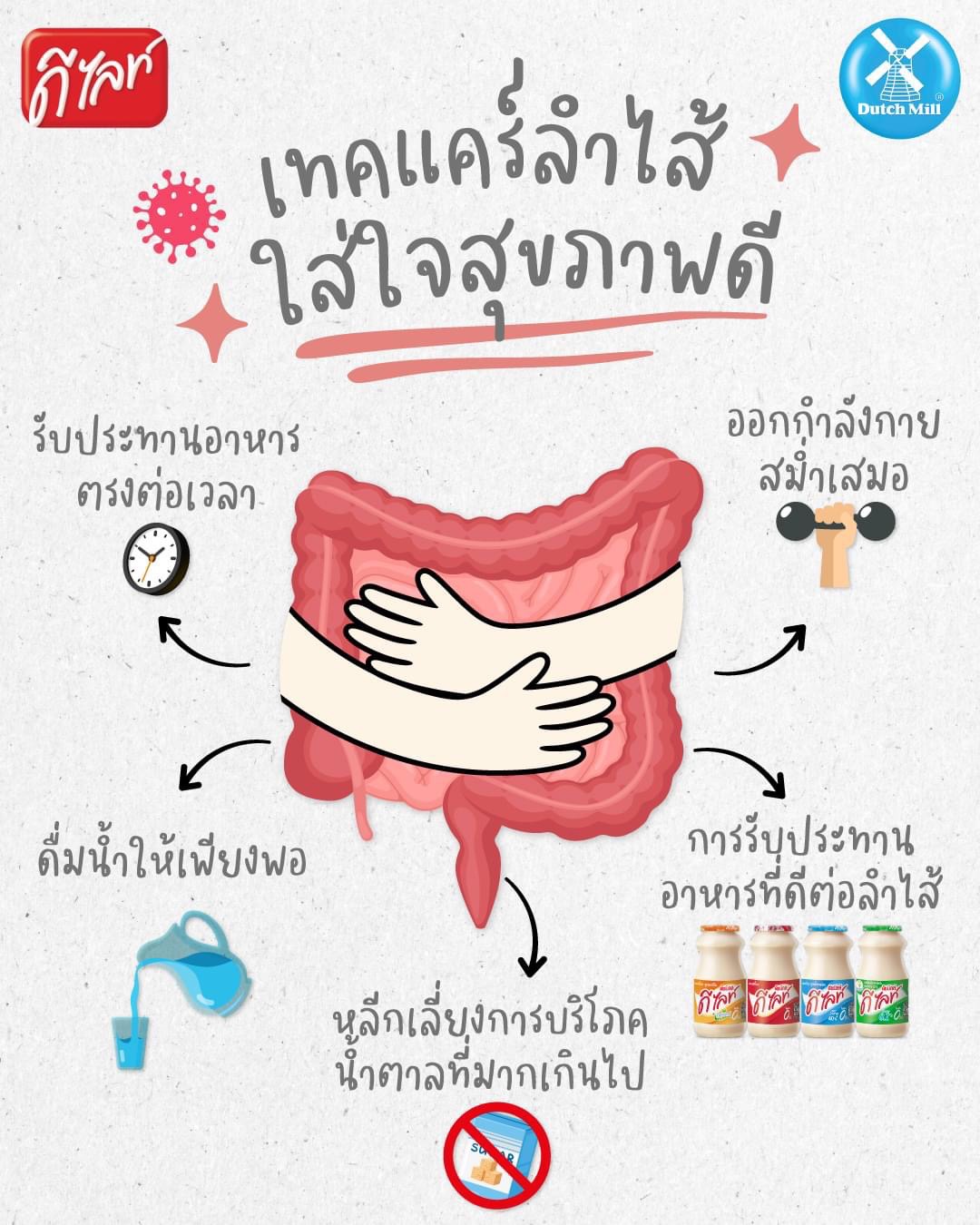 เทคแคร์ลำไส้ใส่ใจสูขภาพดี